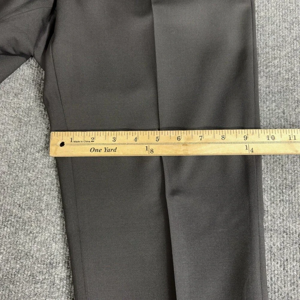 Prada Dress Pants Mens 32x32 EU 48 Black Tela Mohair Wool Slim Fit Italy